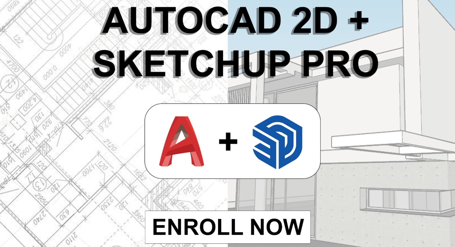 AUTOCAD + SKETCHUP PRO